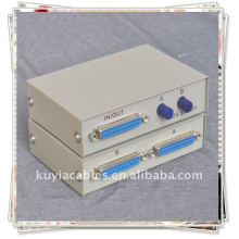 2 puertos de 25 pines DB-25 Parallel Printer Sharing Switch Box